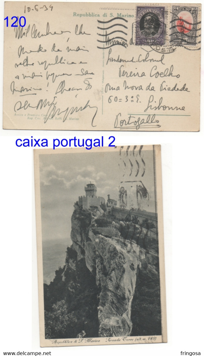 SAN MARINO 1934 - Cartas & Documentos