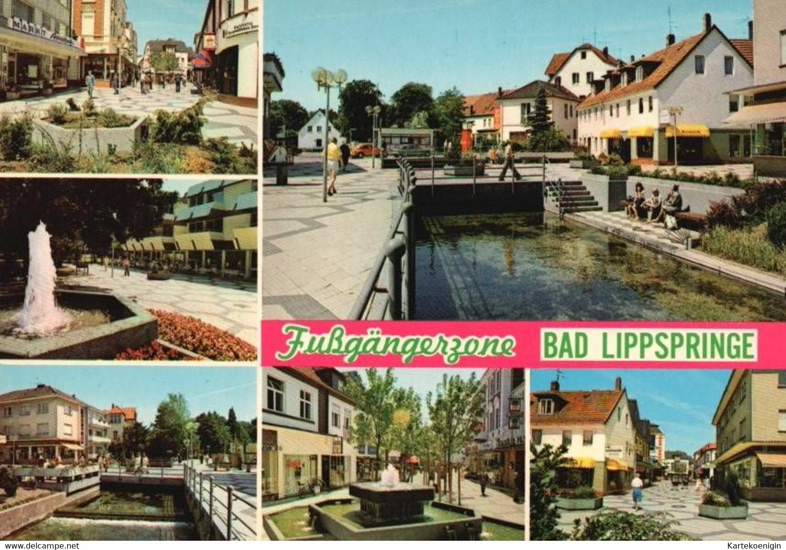 AK - Bad Lippspringe , Fußgängerzone - Bad Lippspringe