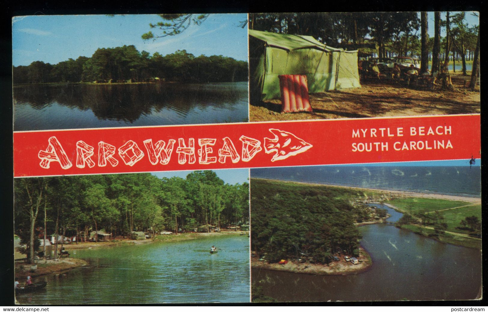 Lake Arrowhead 1965 Myrtle Beach South Carolina SD Postcard - Myrtle Beach