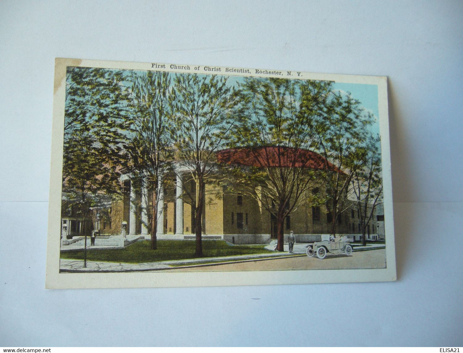 FIRST CHURCH OF CHRIST SCIENTIST ROCHESTER N.Y. NEW KORK  ETAT UNIS USA CPA POST CARD - Rochester