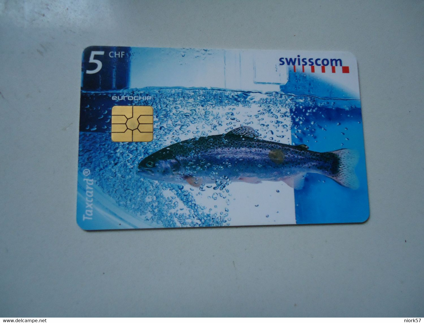 SWITZERLAND   USED CARDS  FISH FISHES - Vissen