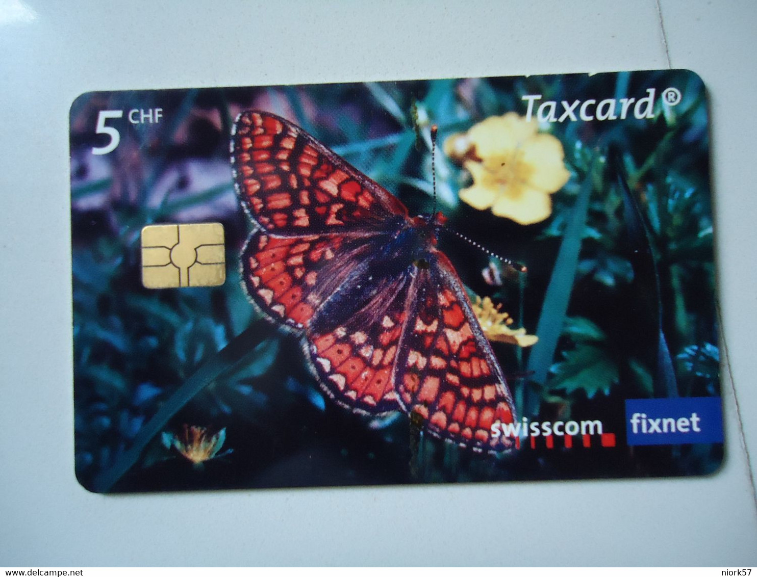 SWITZERLAND USED CARDS  BUTTERFLIES - Papillons