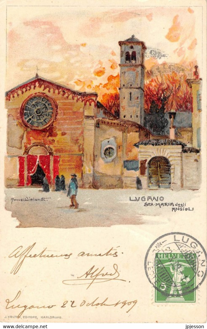 ILLUSTRATEUR - MANUEL WIELANDT - LUGANO, SANTA MARIA DEGLI ANGIOLI - Wielandt, Manuel