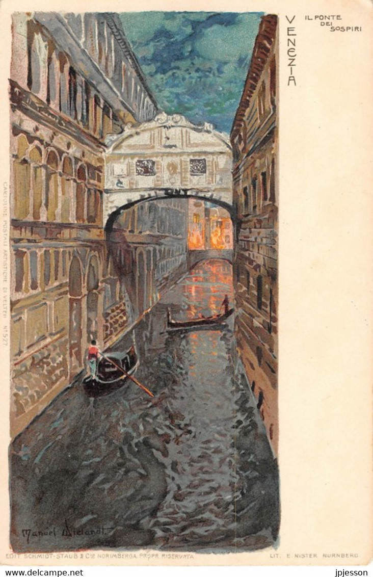 ILLUSTRATEUR - MANUEL WIELANDT - VENEZIA, IL PONTE DEI SOSPIRI - Wielandt, Manuel