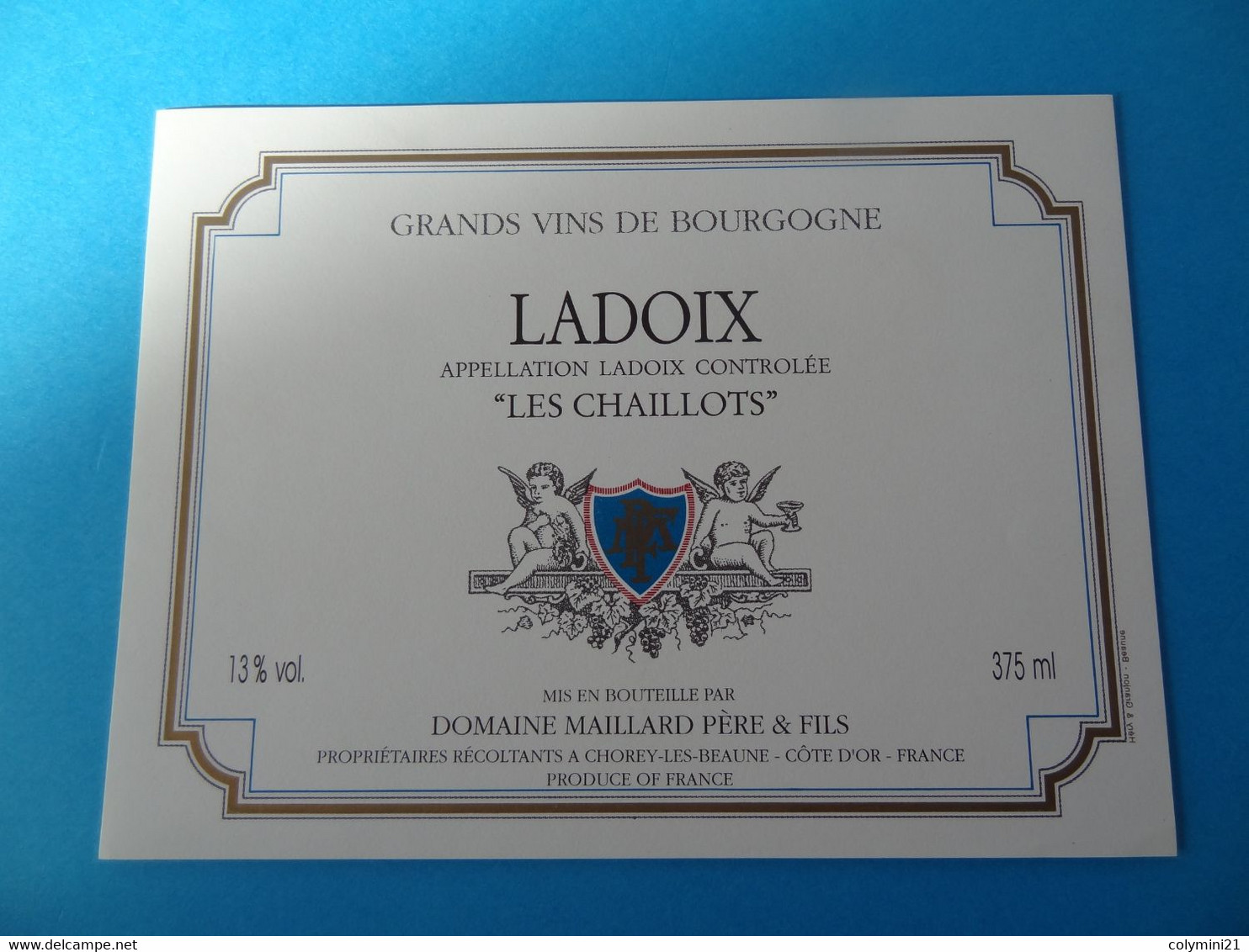 Etiquette De Vin Ladoix Les Chaillots Domaine Maillard Père & Fils - Bourgogne