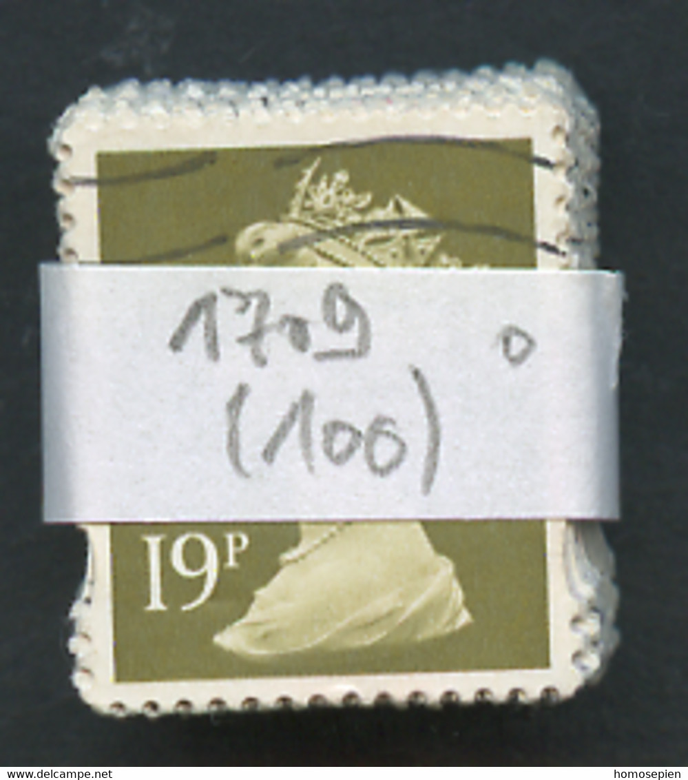Grande Bretagne - Great Britain - Großbritannien Lot 1993 Y&T N°1709 - Michel N°1474 (o) - Lot De 100 Timbres - Sheets, Plate Blocks & Multiples