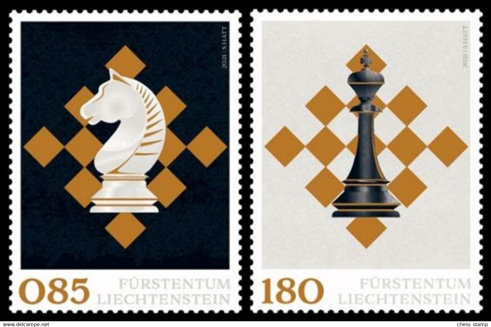 Liechtenstein 2021 - ** - 50 Jahre Liechtenstein Chess Federation - Schach Chess Ajedrez - Scacchi