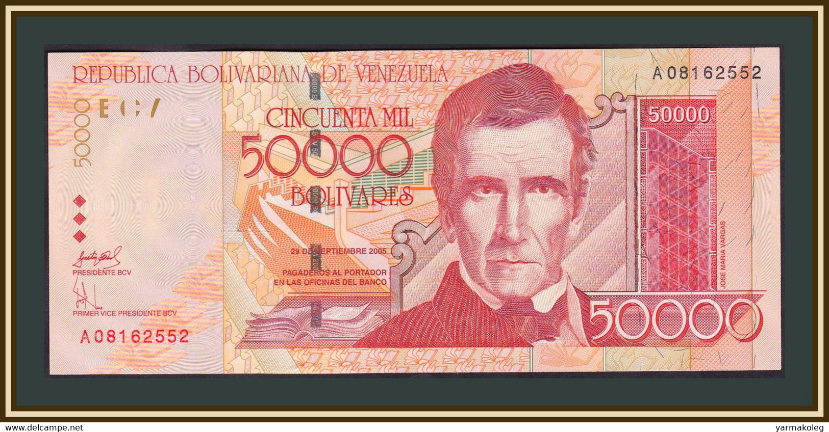 Venezuela 50000 Bolívares 2005 P-87 (87a) UNC - Venezuela