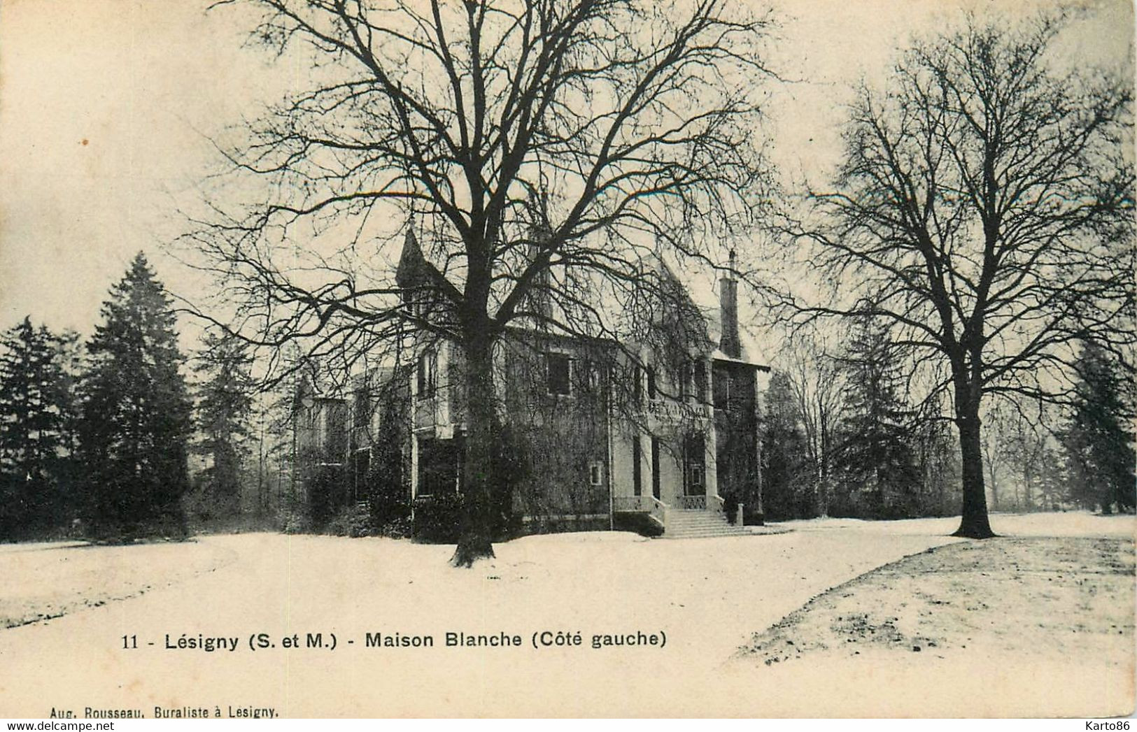 Lésigny * Maison Blanche ( Côté Gauche ) - Lesigny