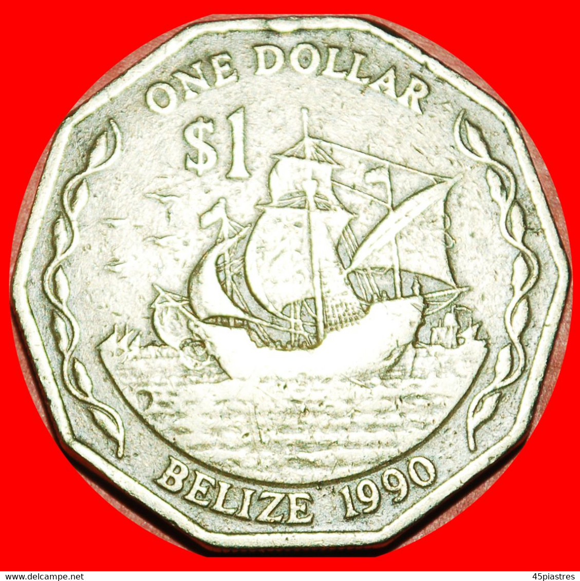 * GREAT BRITAIN (1990-2018): BELIZE  1 DOLLAR 1990! SHIP! LOW START  NO RESERVE! - Belize