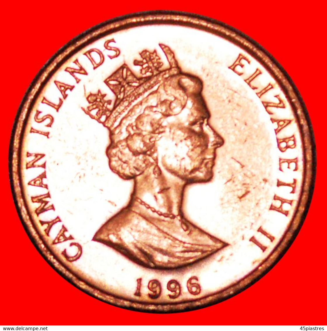 * GREAT BRITAIN (1992-1996): CAYMAN ISLANDS ★ 1 CENT 1996! BIRD MINT LUSTRE! LOW START ★ NO RESERVE! - Cayman (Isole)