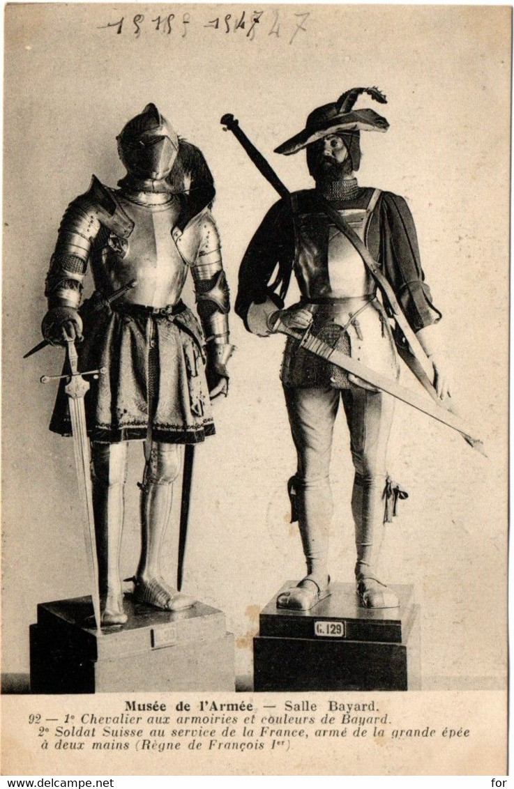 Musée : Musée De L'Armée : Salle Bayard - Chevalier Et Soldat Suisse : N° 92 : Militaria - Musées