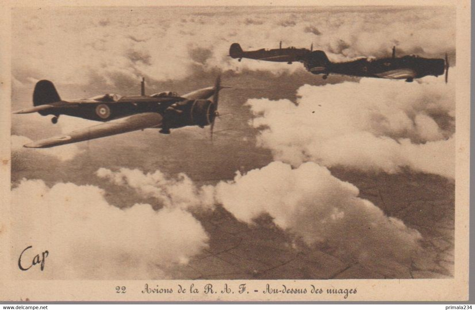 AVIONS DE LA R.A.F. - AU DESSUS DES NUAGES - ....-1914: Précurseurs