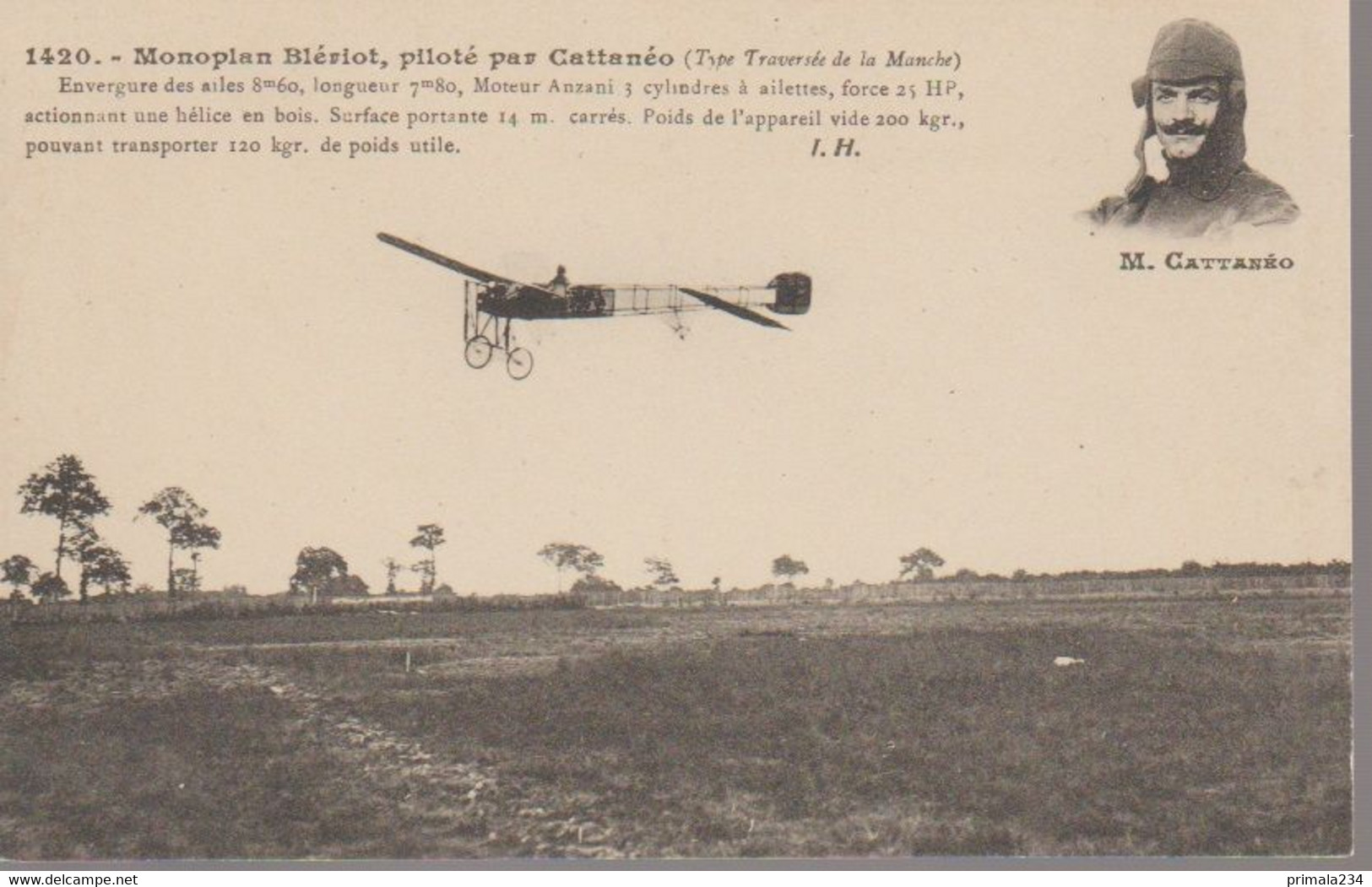 MONOPLAN BLERIOT - ....-1914: Précurseurs