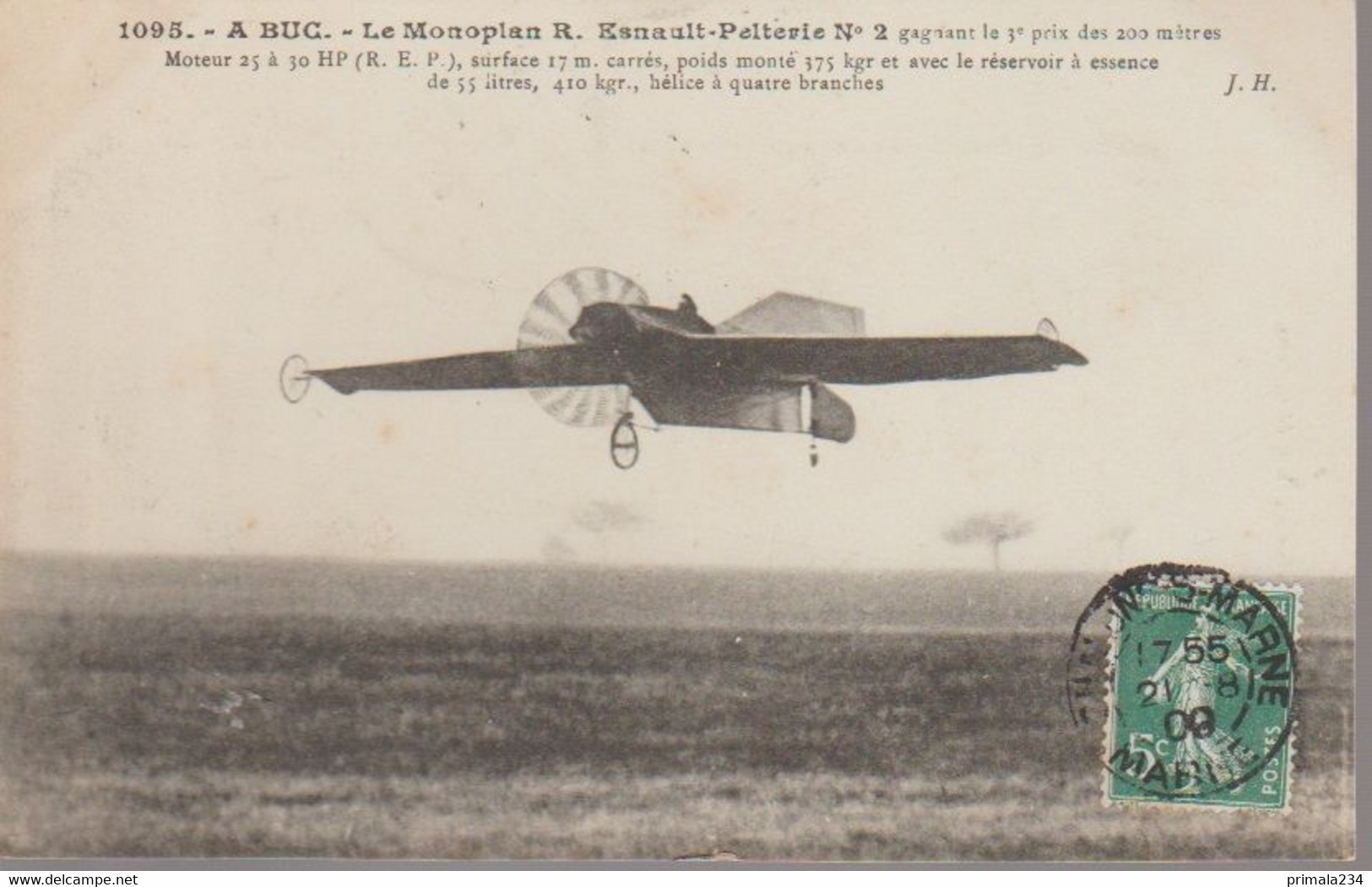 MONOPLAN R. ESNAULT PELTERIE - ....-1914: Precursori