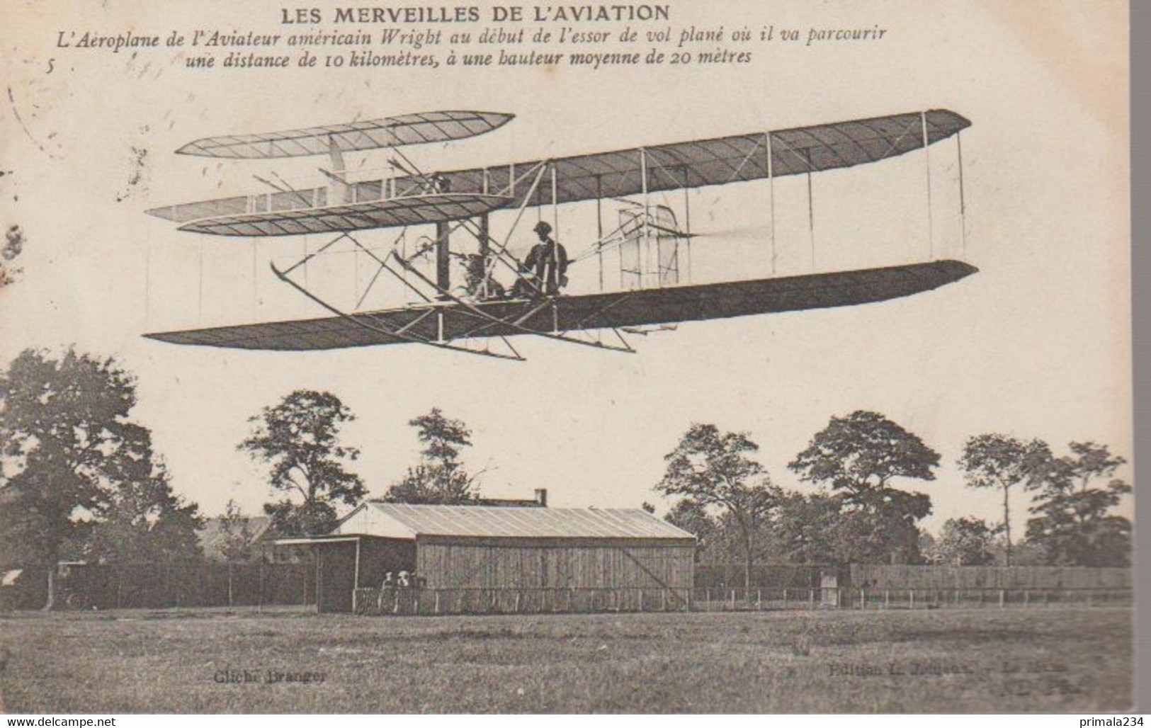 AEROPLANE DE L AVIATEUR WRIGHT - ....-1914: Précurseurs