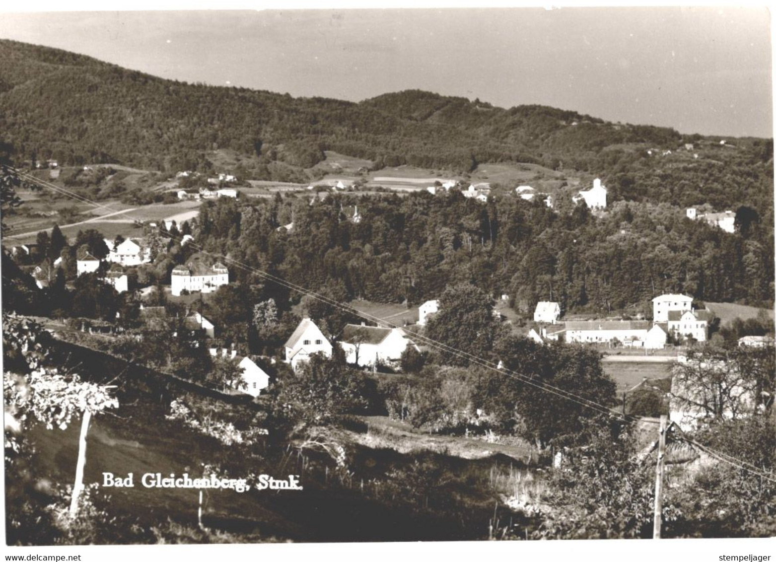 Ca 1960 Bad Gleichenberg Blick Von Der Kapelle Gegen Norden , Unbeschrieben - Bad Gleichenberg