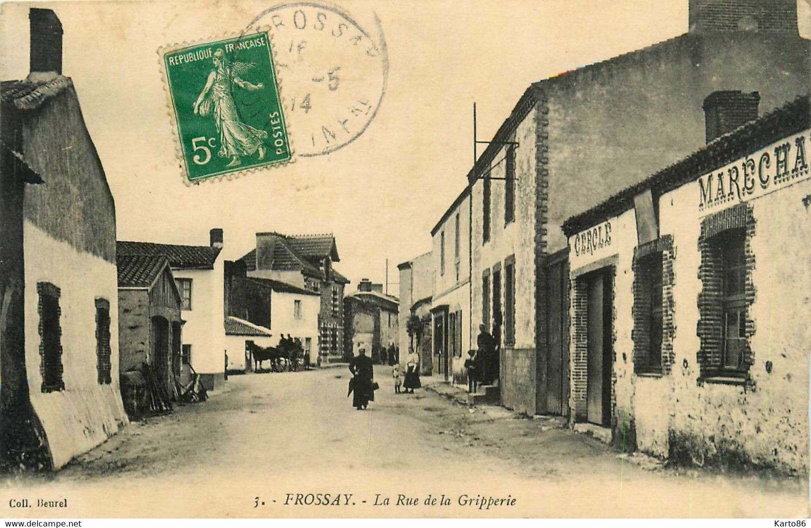 Frossay * La Rue De La Gripperie * Cercle Maréchal - Frossay