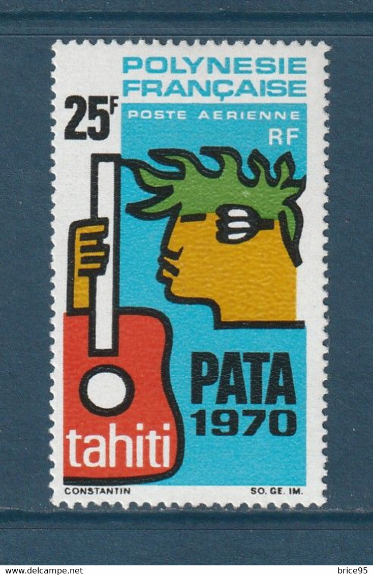 ⭐ Polynésie Française - Poste Aérienne - YT PA N° 28 ** - Neuf Sans Charnière - 1969 ⭐ - Ungebraucht