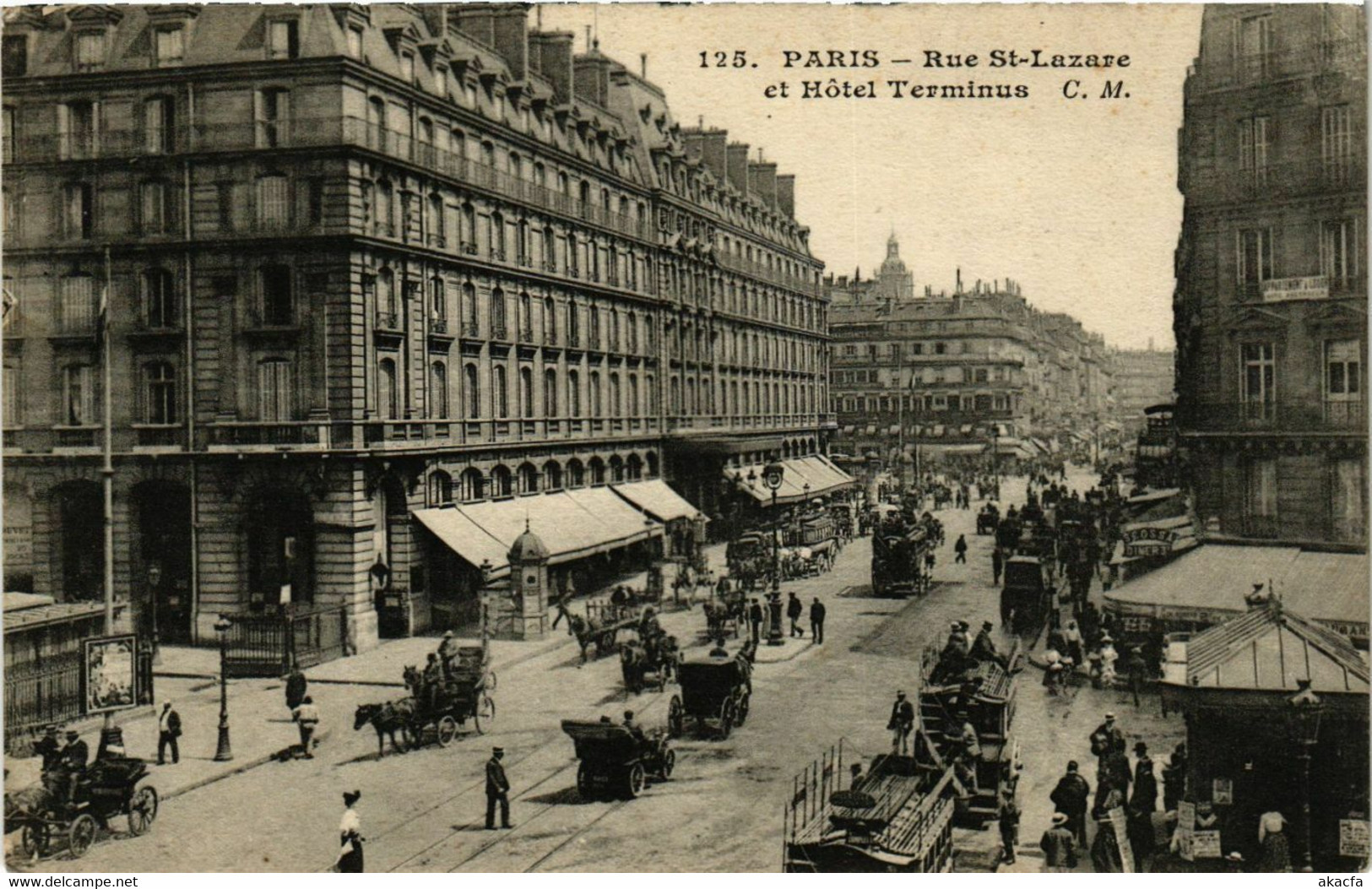 CPA PARIS 8e - Rue St-Lazare (362817) - Arrondissement: 08
