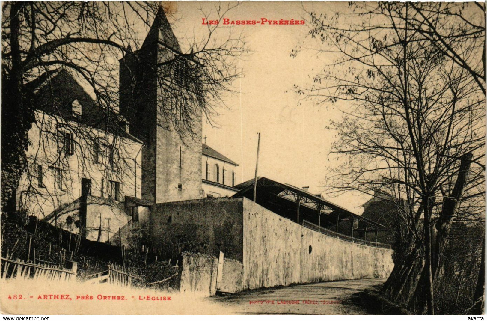 CPA AK ARTHEZ Pres ORTHEZ - L'Église (365309) - Arthez De Bearn