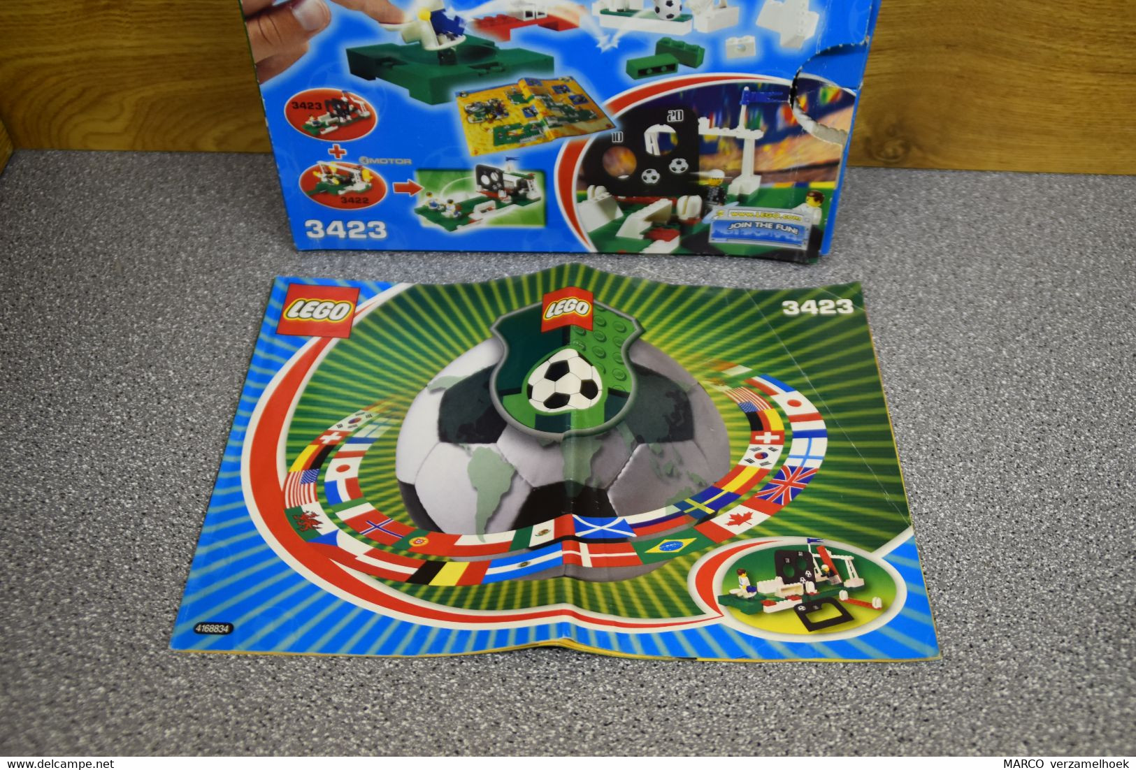 LEGO bouwdoos 3423 voetbal-football-soccer-Fußball