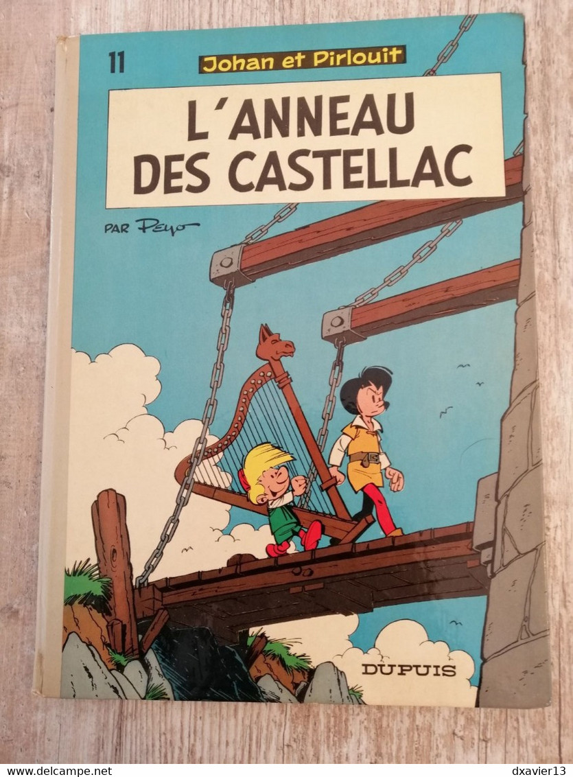 Bande Dessinée - Johan Et Pirlouit 11 - L' Anneau Des Castellac (1974) - Johan Et Pirlouit