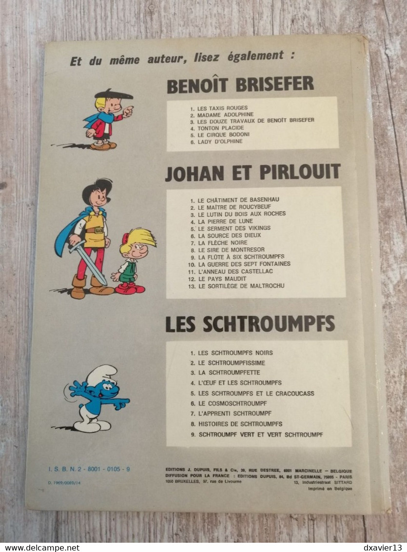 Bande Dessinée - Johan Et Pirlouit 11 - L' Anneau Des Castellac (1974) - Johan Et Pirlouit