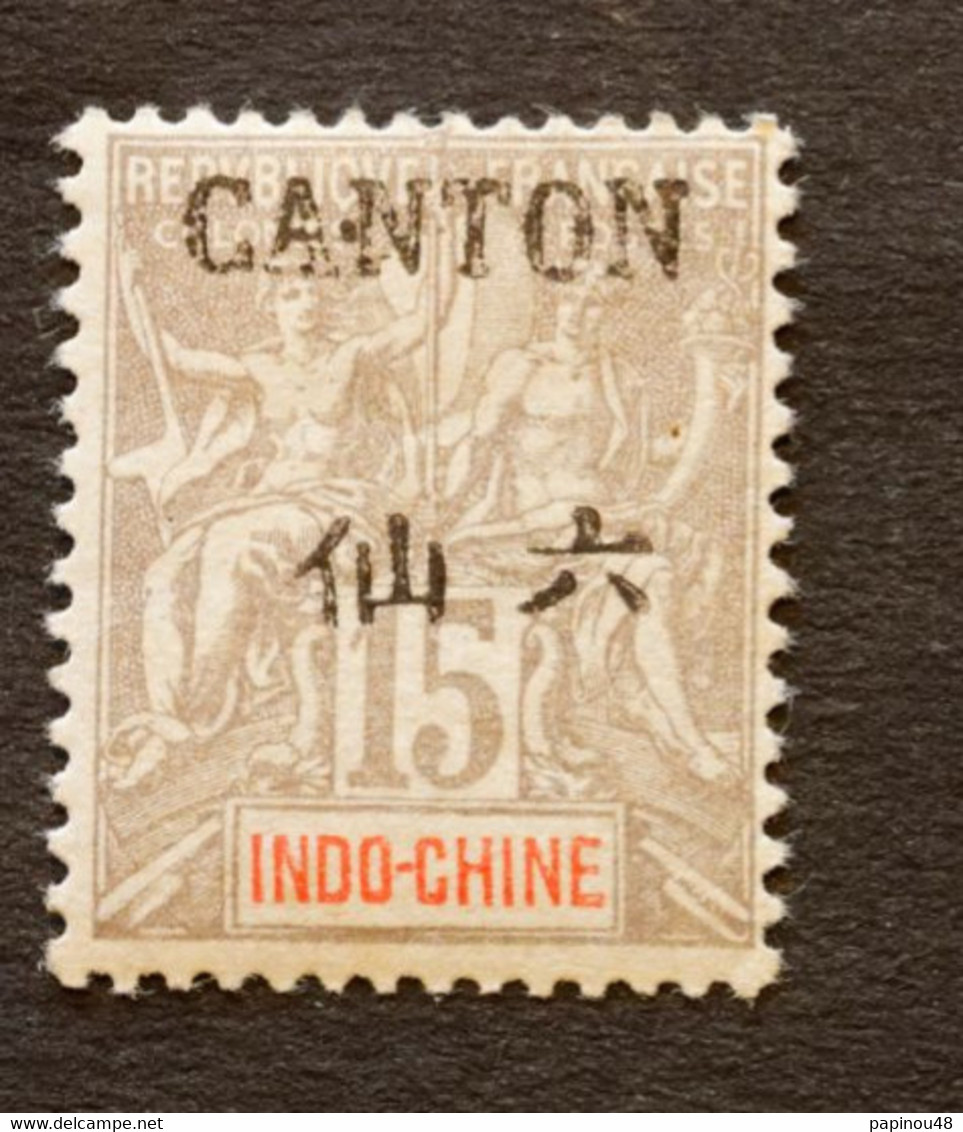 Timbre De France - Canton - 1903-1904 - Ongebruikt