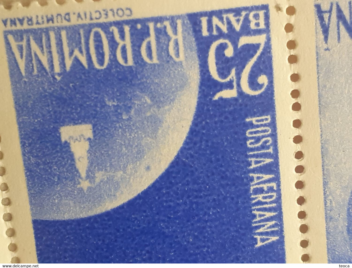 Errors Romania 1957 # Mi 1678, 1680  Artificial Satellites, Space, Cosmos, Dot Printing, Inverted Watermark - Errors, Freaks & Oddities (EFO)