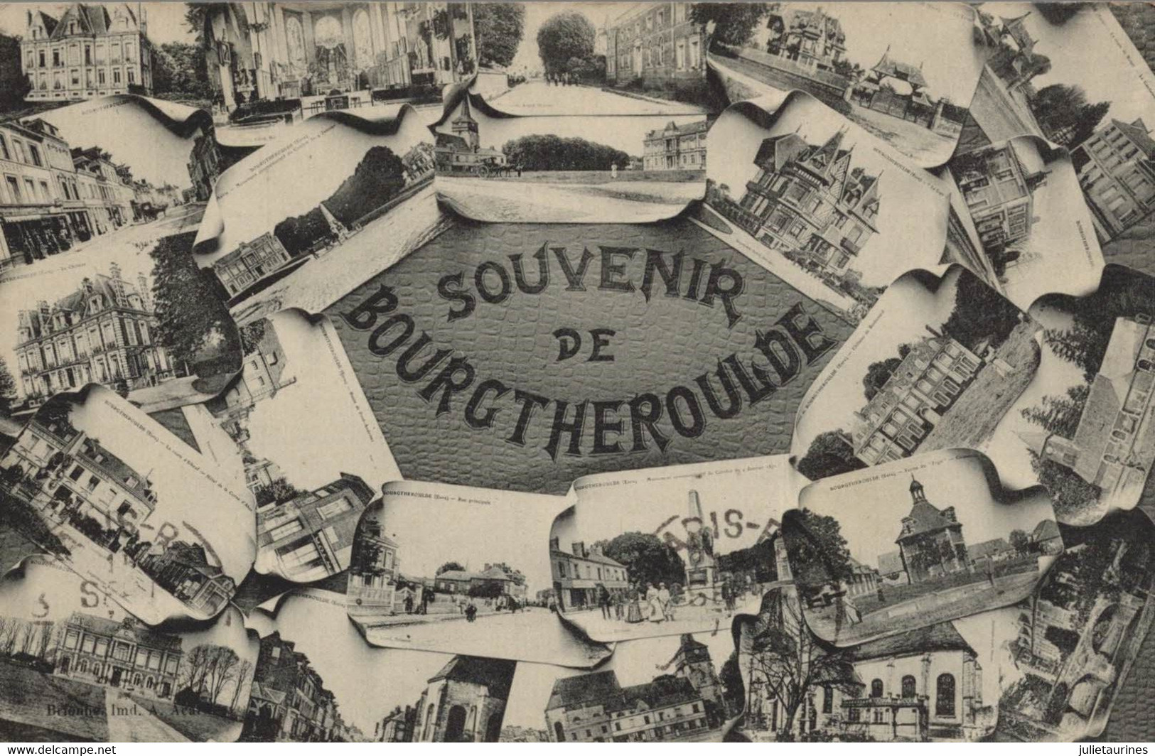 27 BOURGTHEROULDE SOUVENIR MULTIPLES VUES - Bourgtheroulde