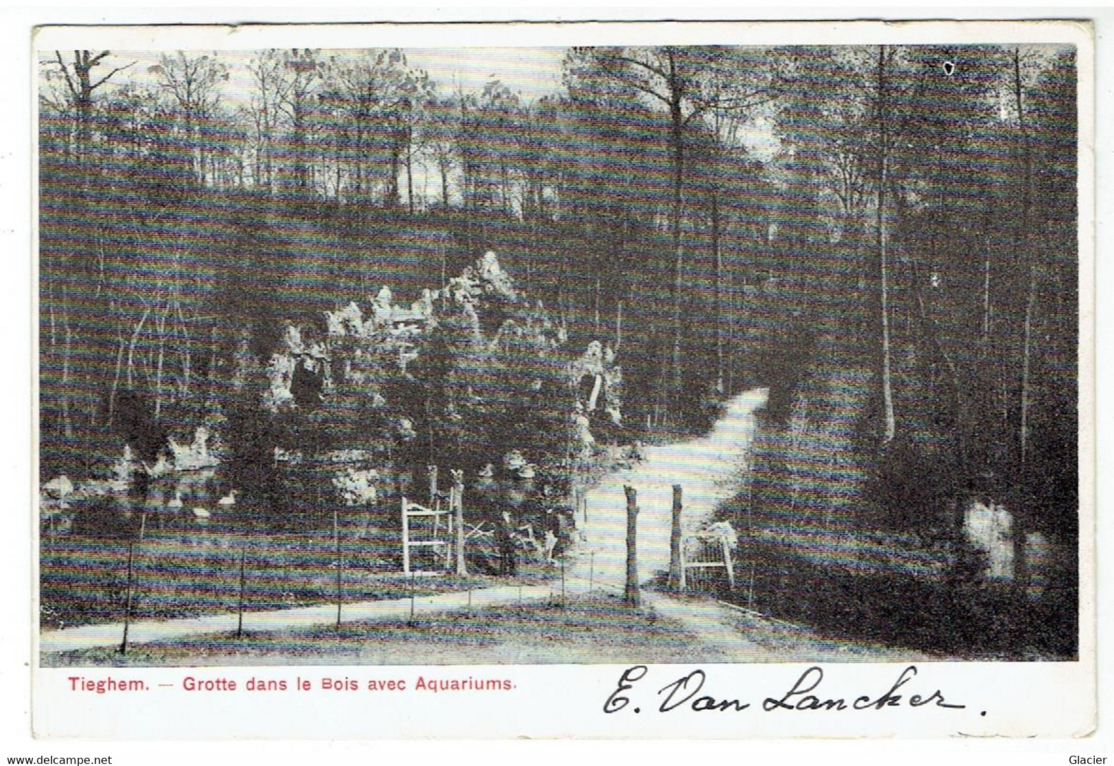 TIEGHEM - Anzegem - Grotte Dans Le Bois Avec Aquariums - Anzegem