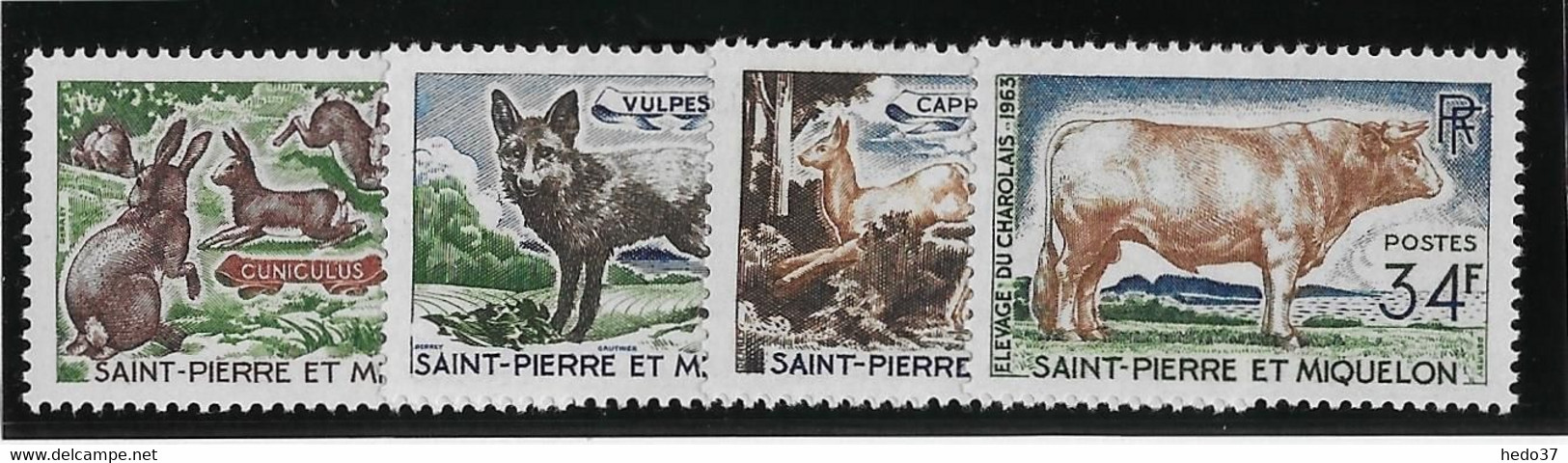 St Pierre Et Miquelon N°372/375 - Neuf * Avec Charnière - TB - Neufs