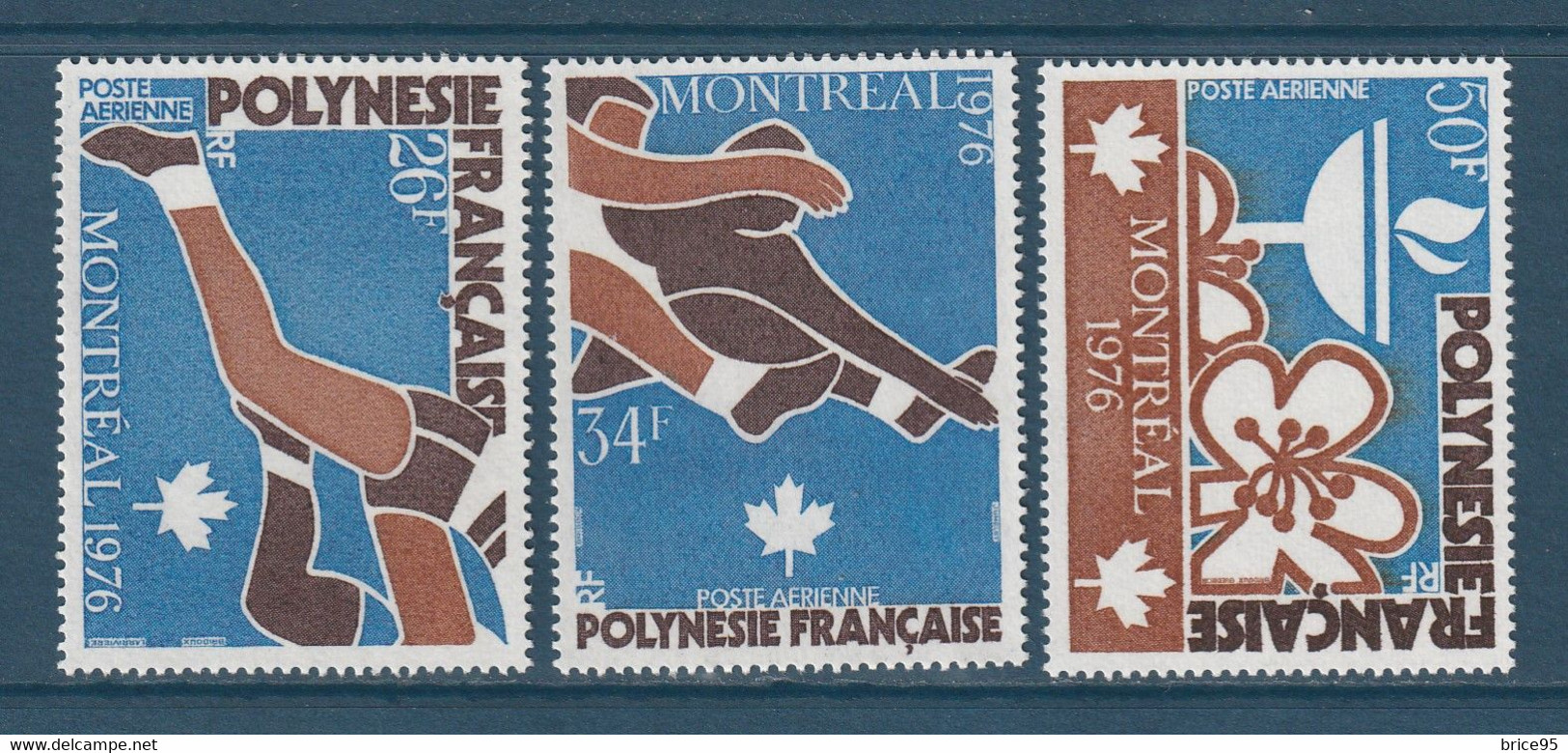 ⭐ Polynésie Française - Poste Aérienne - YT PA N° 110 à 112 ** -  Neuf Sans Charnière - 1976 ⭐ - Ungebraucht