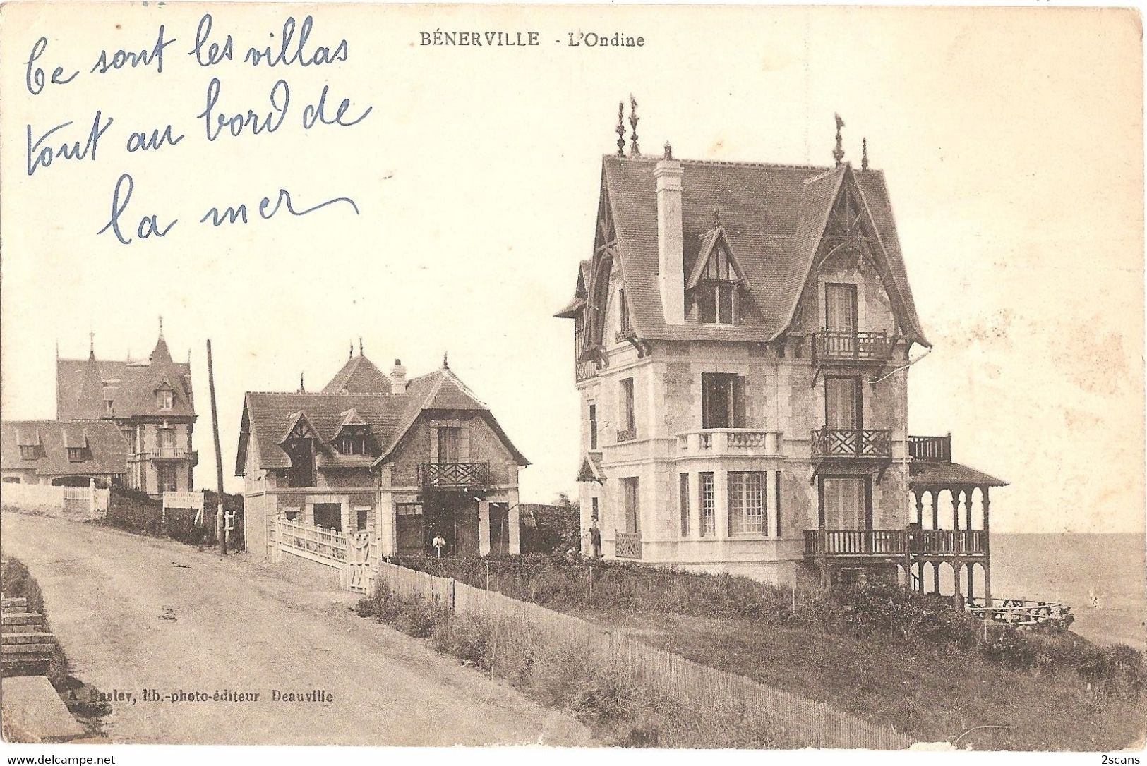 Dépt 14 - BENERVILLE-SUR-MER - L'Ondine - (A. Basley, Lib.-photo-éditeur) - Altri & Non Classificati