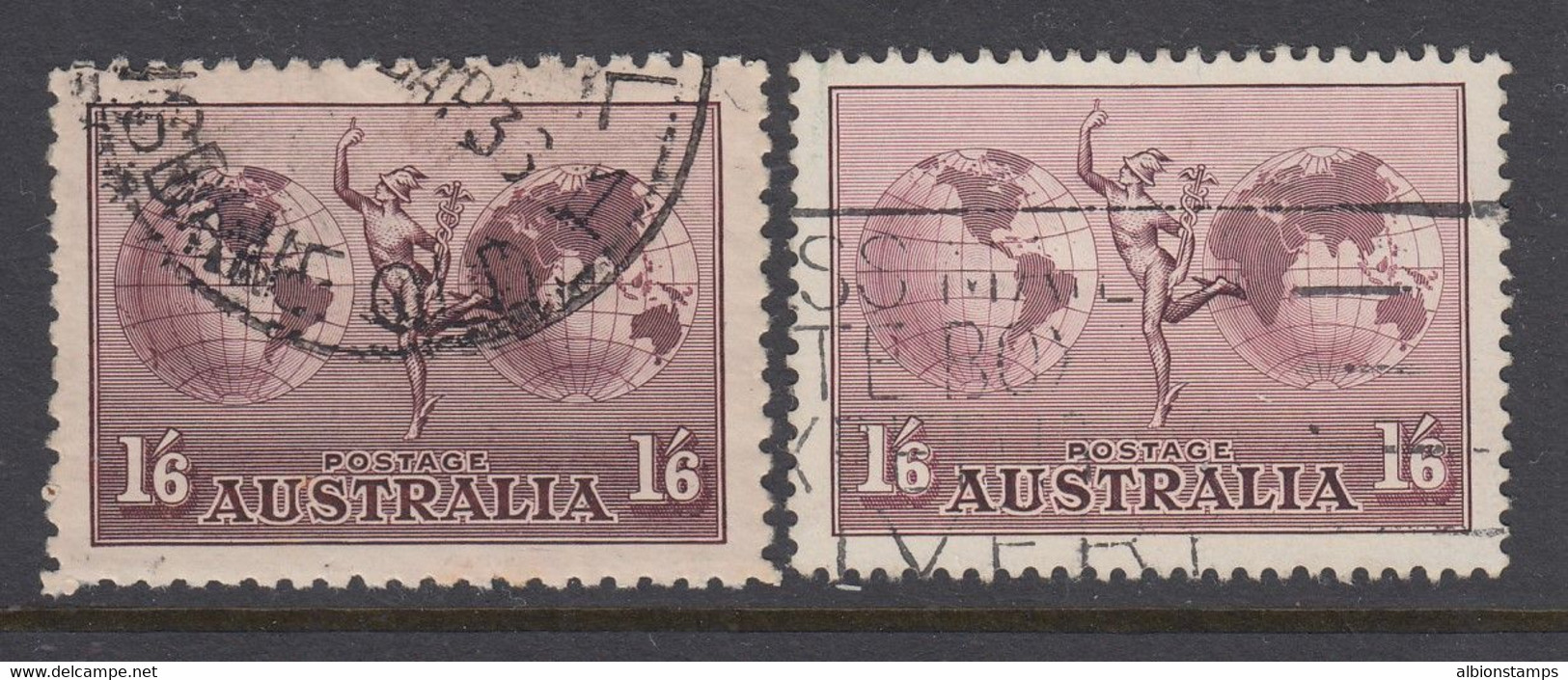 Australia, Scott C4-C5 (SG 153-153a), Used - Used Stamps