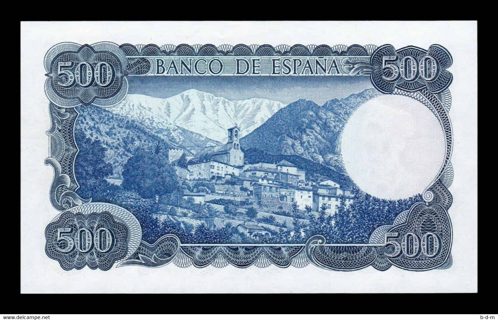 España 500 Pesetas J. Verdaguer 1971 Pick 153 Sin Serie Error Impresión SC UNC - 500 Peseten