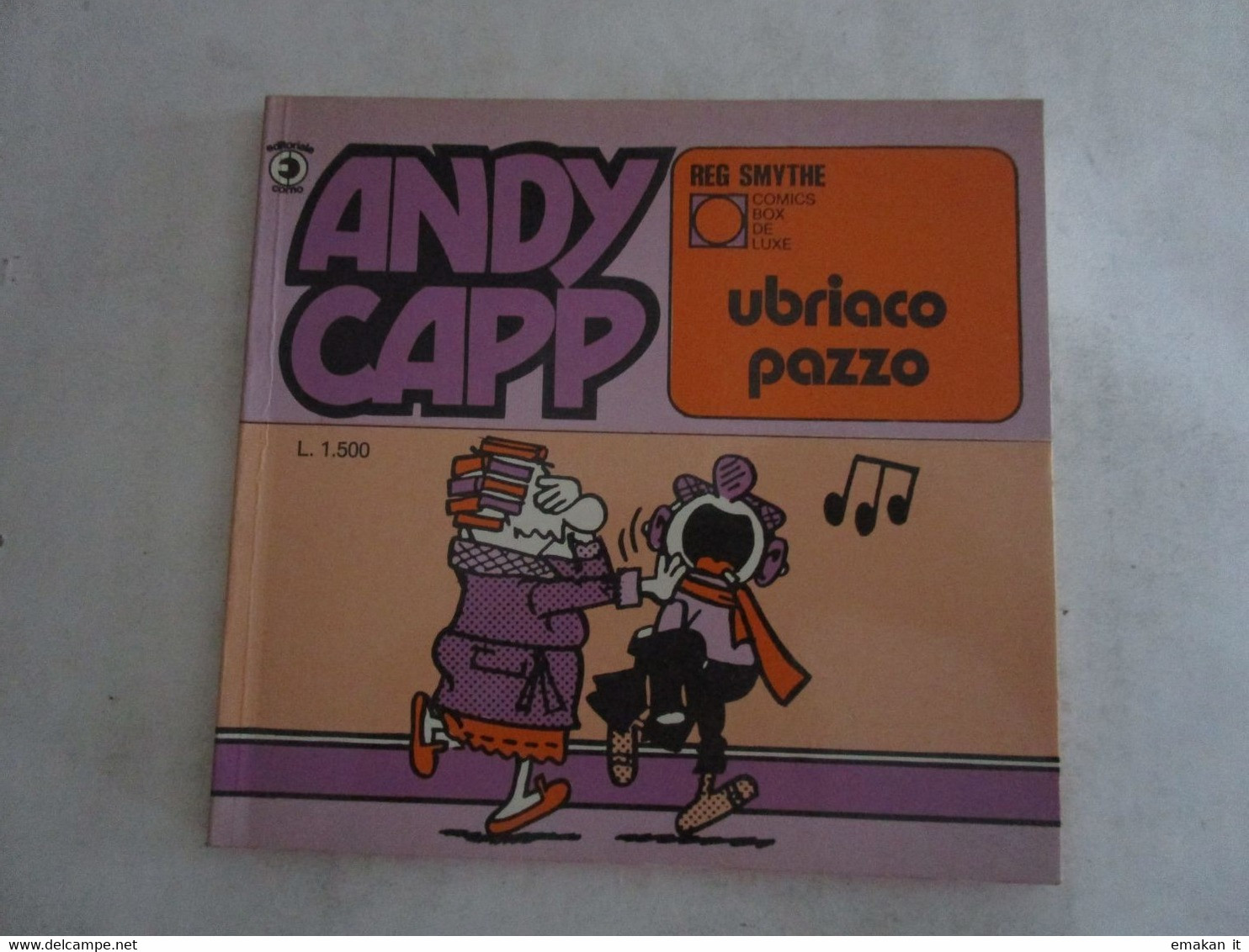 # ANDY CAPP N 58 / 1982 / COMICS BOX DE LUXE / UBRIACO PAZZO - First Editions