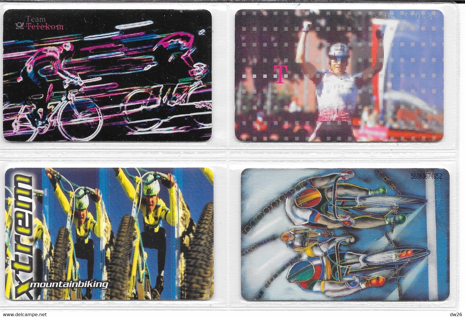Lot De 10 Télécartes Sports Sur Le Cyclisme - Telefonkarte Deutsche Telekom - Coureurs Cyclistes, Equipes Team - Collections