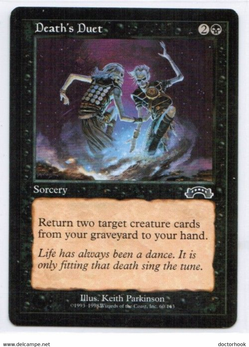 MAGIC The GATHERING  "Death's Duet"---EXODUS (MTG--123-9) - Autres & Non Classés