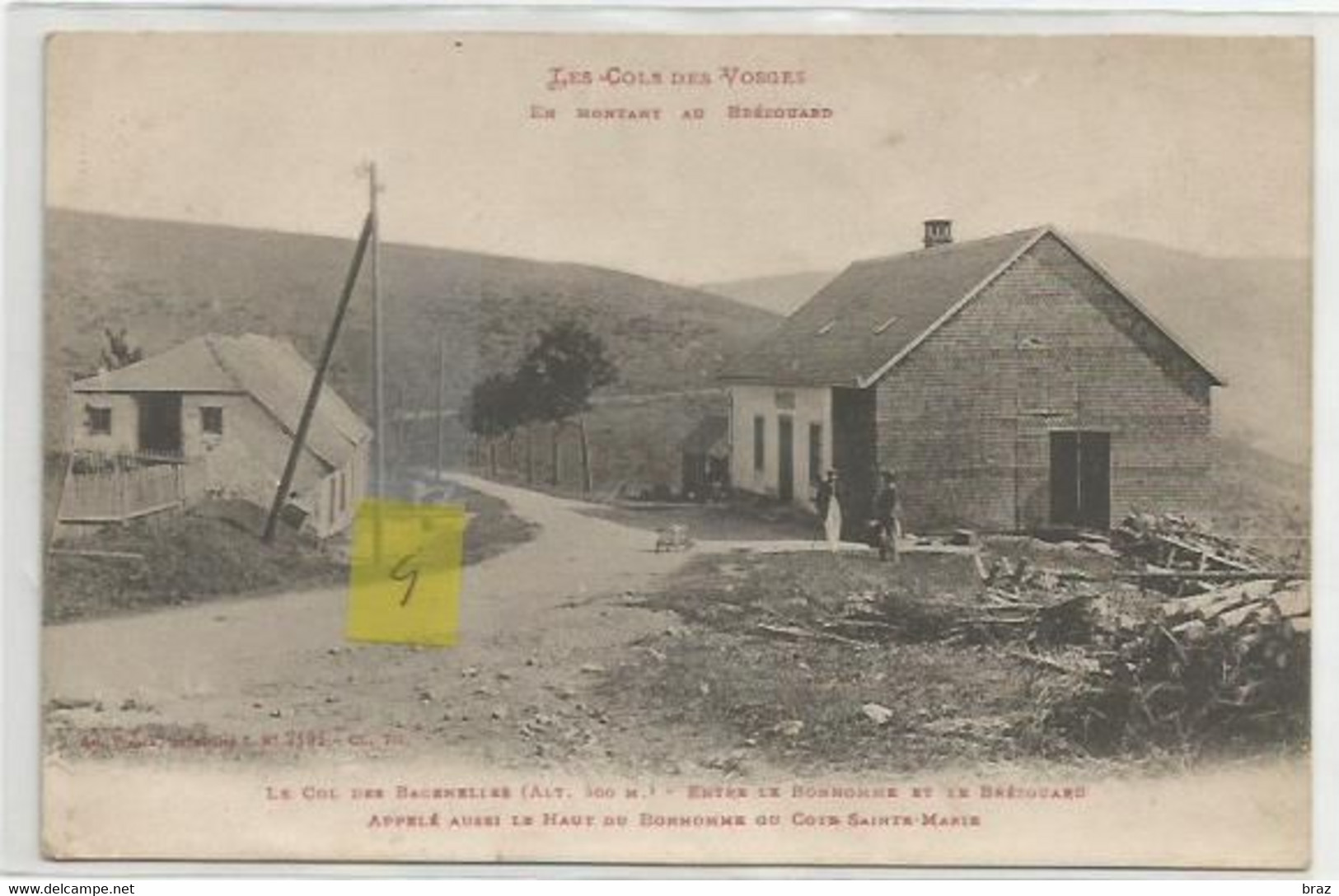 CPA Cols Des Vosges Col Des Bagnelles  Haut Bonhomme - Anould