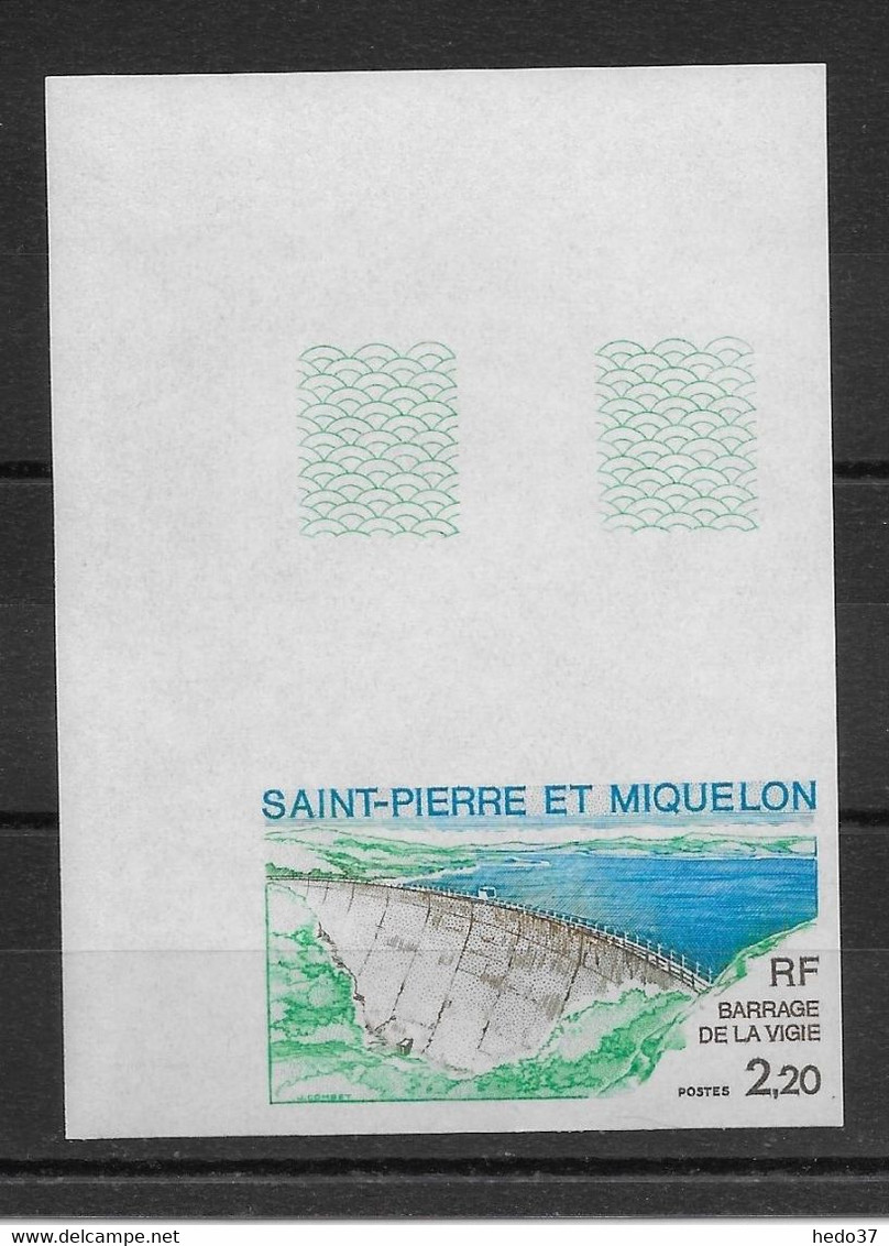 St Pierre Et Miquelon N°452 - Non Dentelé - Neuf ** Sans Charnière - TB - Ongetande, Proeven & Plaatfouten