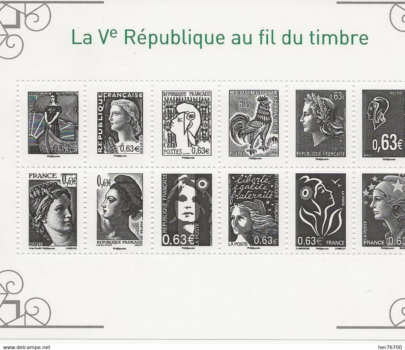 TIMBRE DE FRANCE  GOMME 2 BDES DE PHOSPHO  YVERT ET TELLIER 2022 ** NSTDC  FEUILLET N   F 4781 - Full Sheets