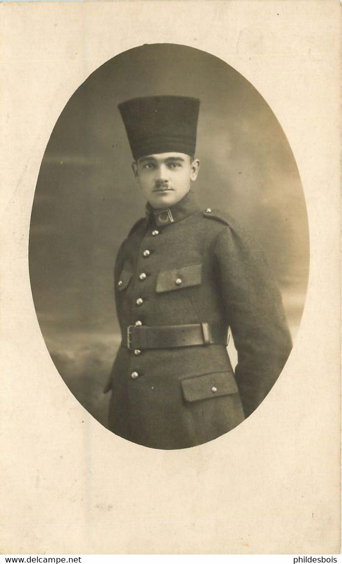 CARTE PHOTO MILITAIRE Personnage Saphis , Tirailleur  ( A Identifier ) - Characters