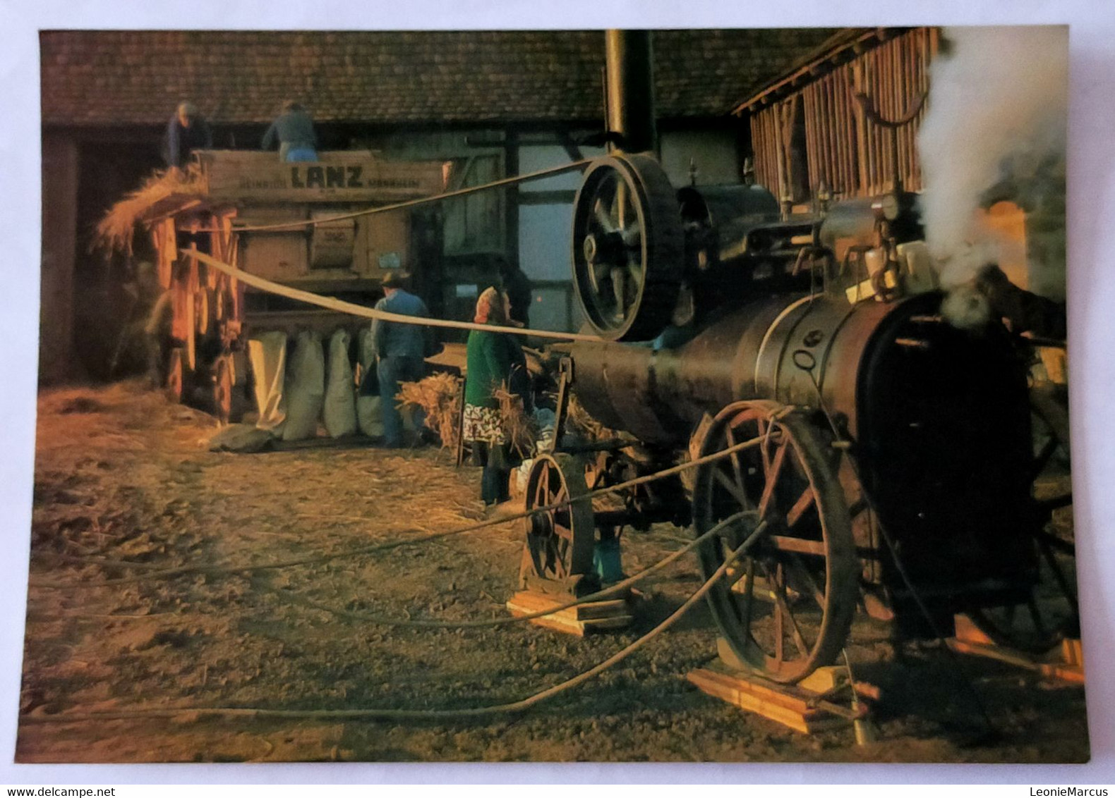 1496/CPM - Bad Windsheim - Musée Franconien En Plein Air - Battage à La Vapeur - Freilandmuseum - Dampfdreschen - Bad Windsheim