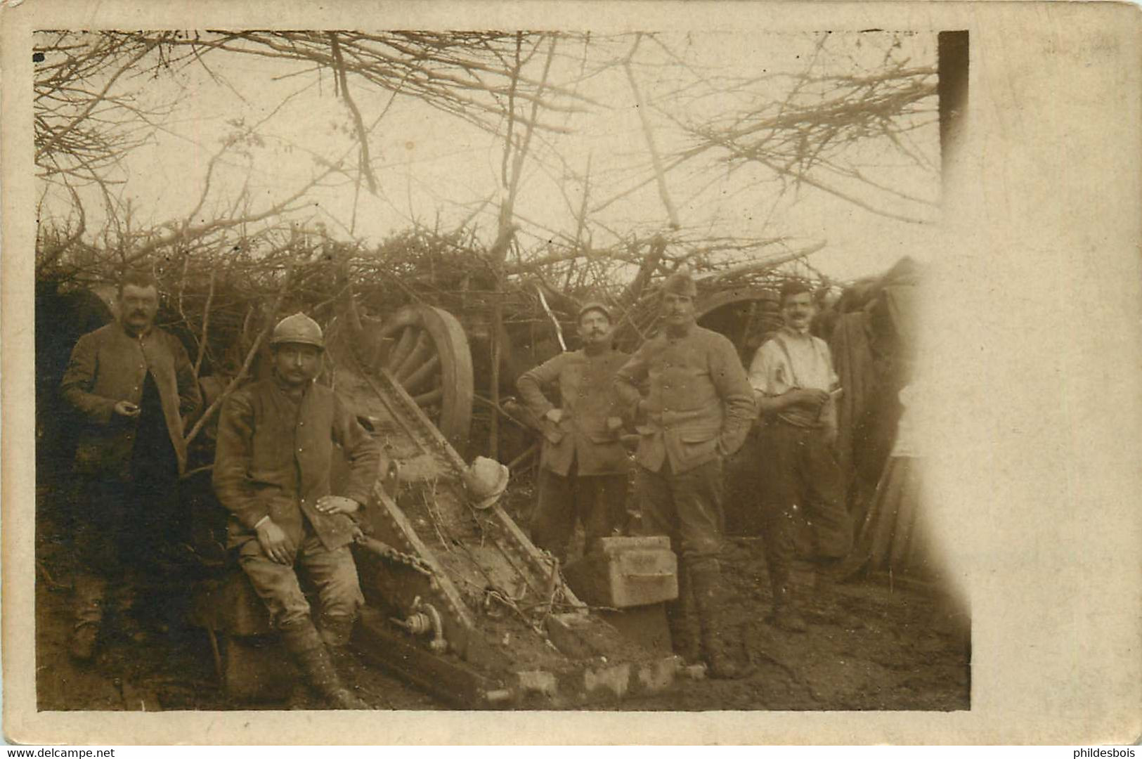 CARTE PHOTO MILITAIRE Manoeuvres , Materiels   ( A Identifier ) - Manoeuvres