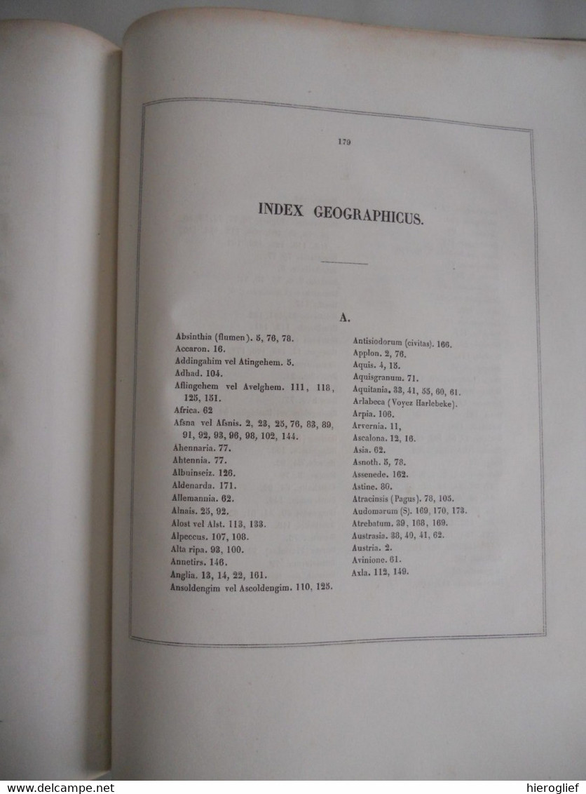 ANNALES ABBATIAE SANCTI-PETRI BLANDINIENSIS R.D.F. Vande Putte 1842 sint-pietersabdij gent abdij blandijnberg