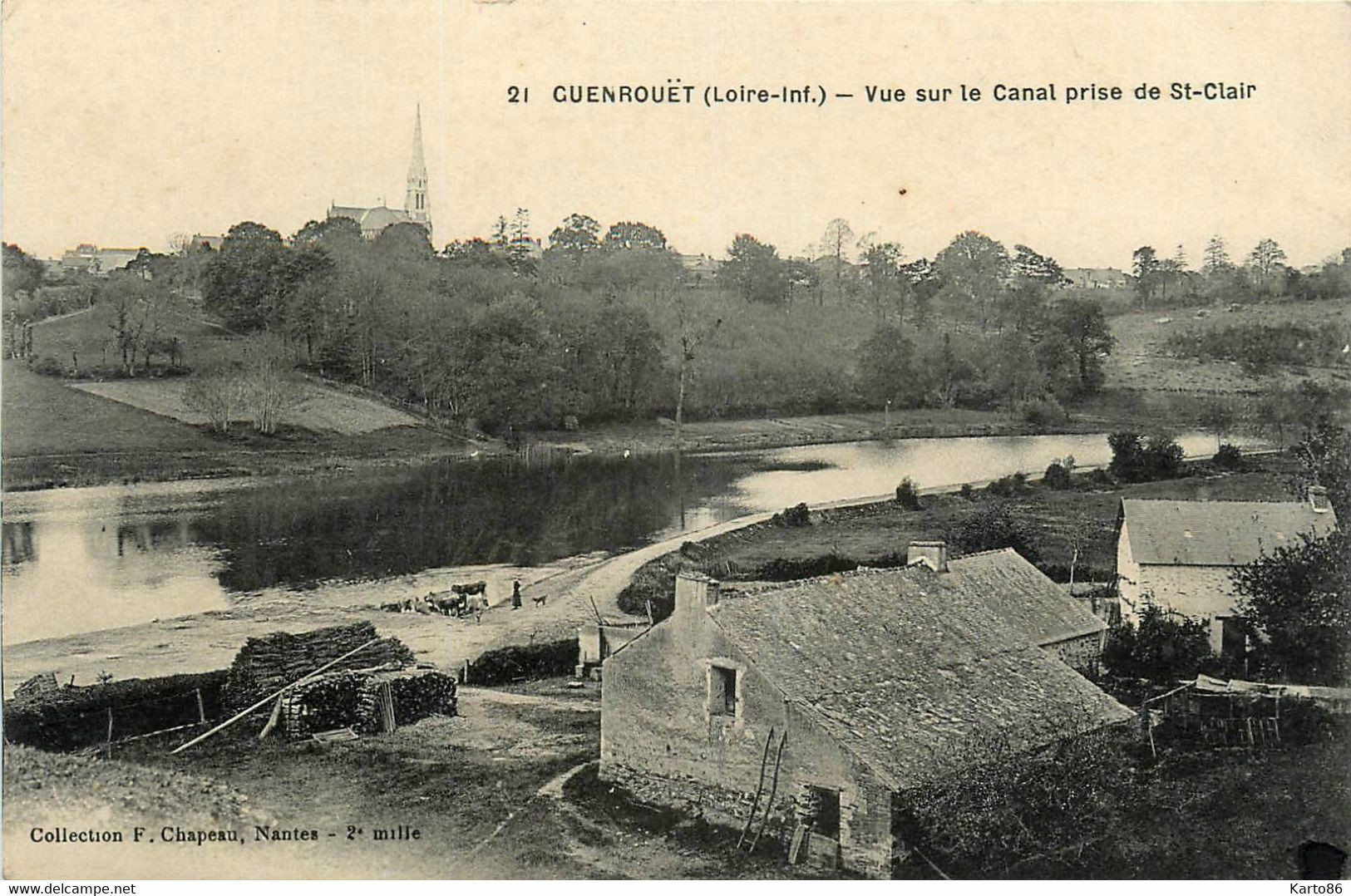 Guenrouët * Vue Sur Le Canal , Prise De St Clair * Chemin De Halage - Guenrouet