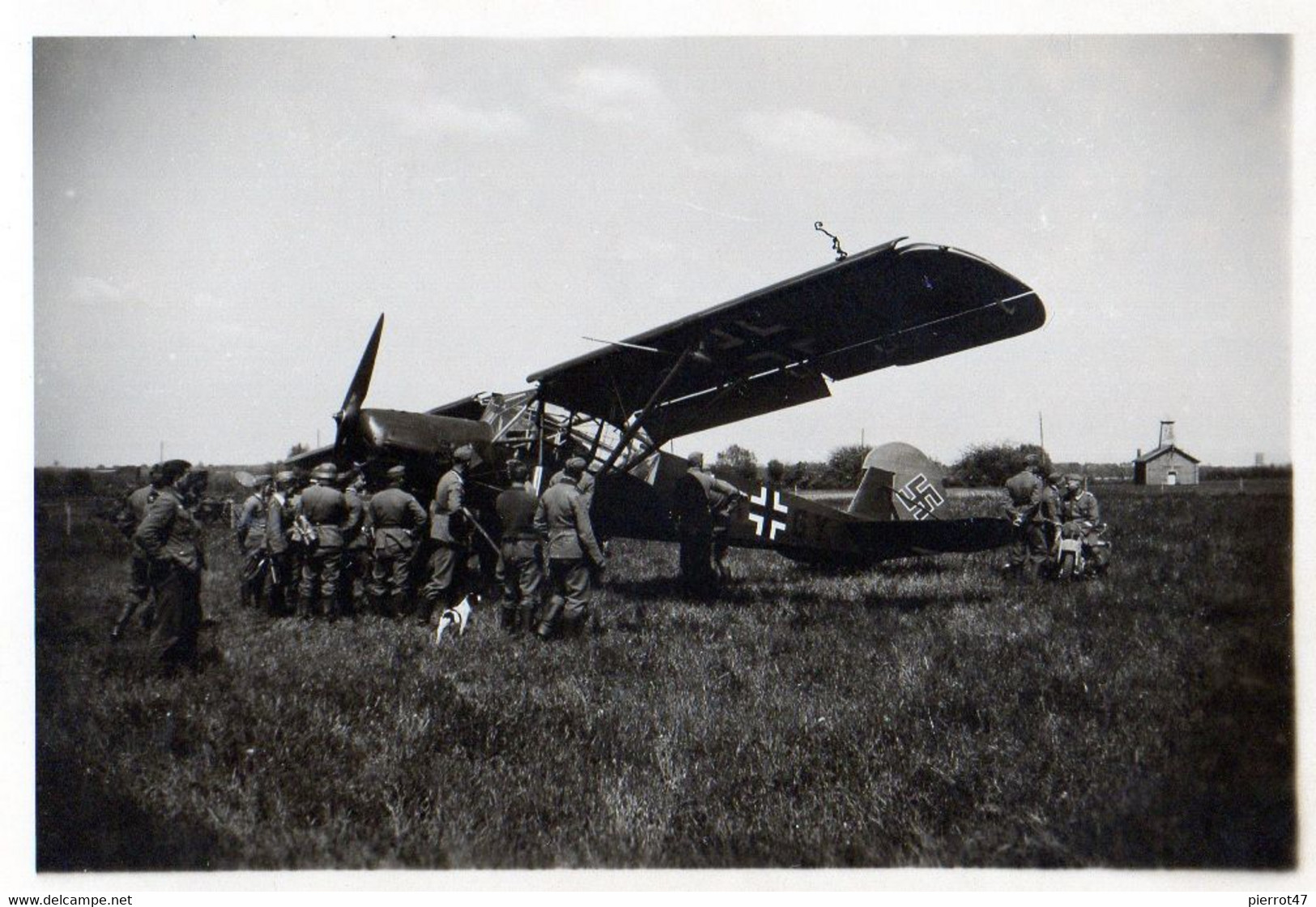 WERHMACHT-Flugzing F1 156 Foto Origine,de 1940,9x6 Cm.TOP - Guerra 1939-45