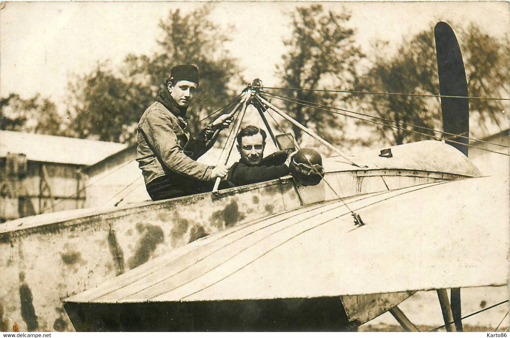 Villacoublay * Carte Photo * Souvenir D'aviation * Avion Aviateurs * Edmond Le Floch - Velizy